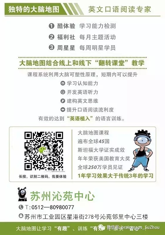 大腦地圖蘇州園區(qū)沁苑中心